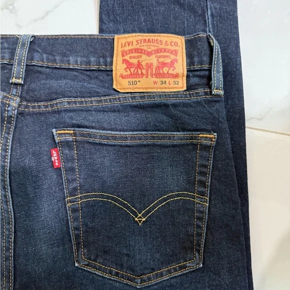 Levi’s Men's Blue Jeans Size W34 L32 - Picture 6 of 6